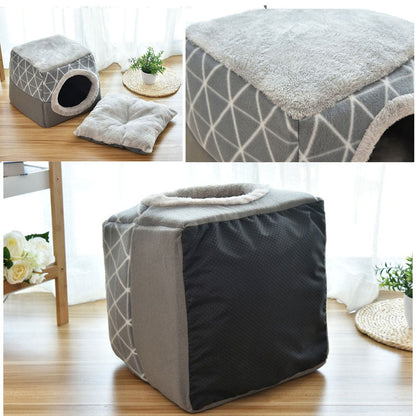 SOFT PET CAVE BED