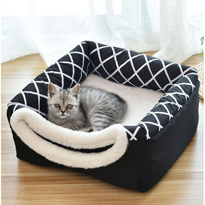 SOFT PET CAVE BED