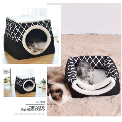 SOFT PET CAVE BED