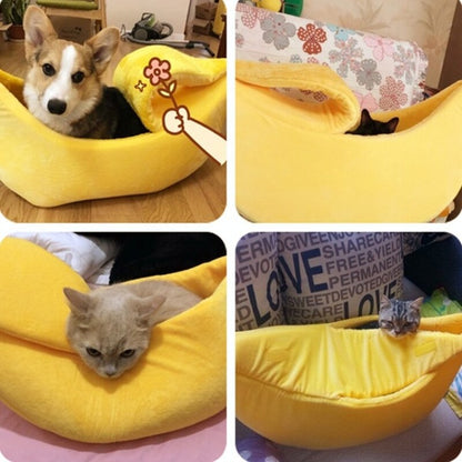 BANANA SHAPE PET BED