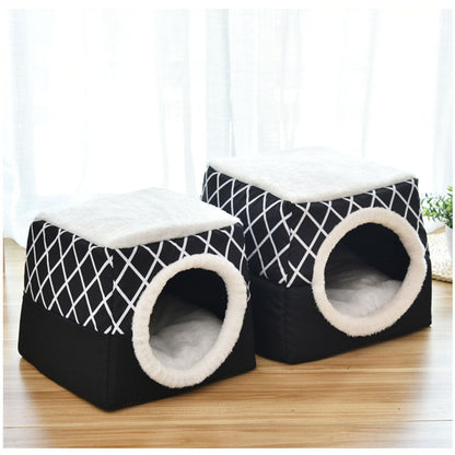 SOFT PET CAVE BED