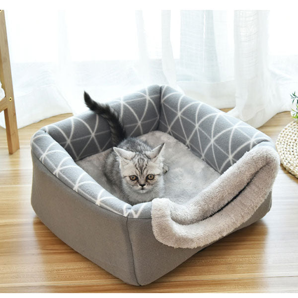 SOFT PET CAVE BED