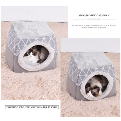 SOFT PET CAVE BED