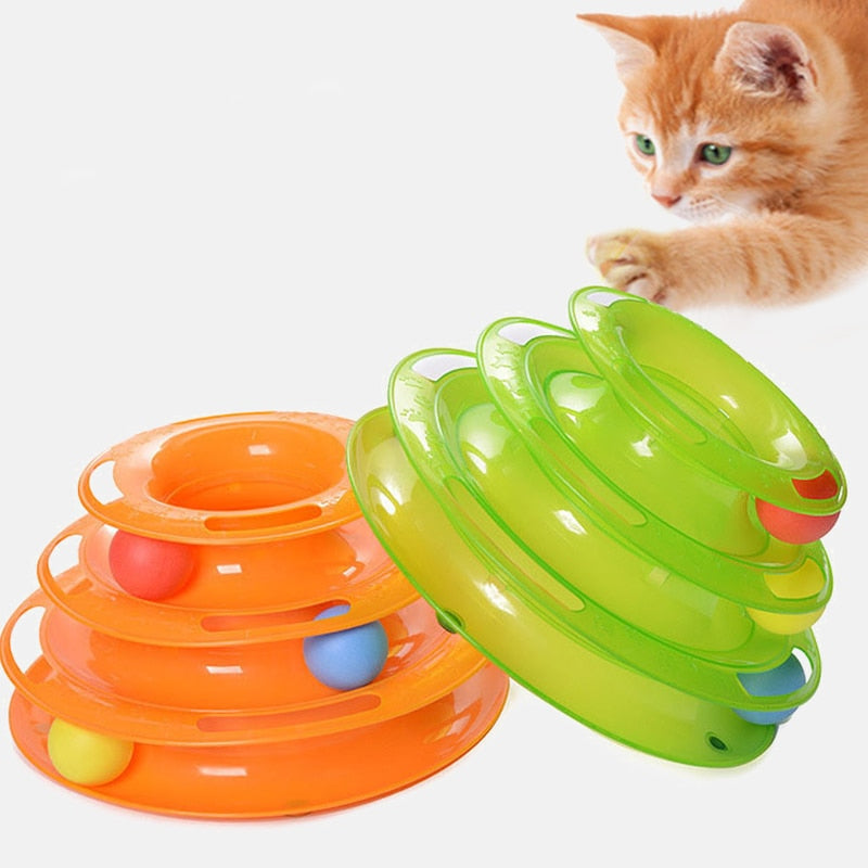 THREE LEVELS TOWER TRACKS DISC TOYS