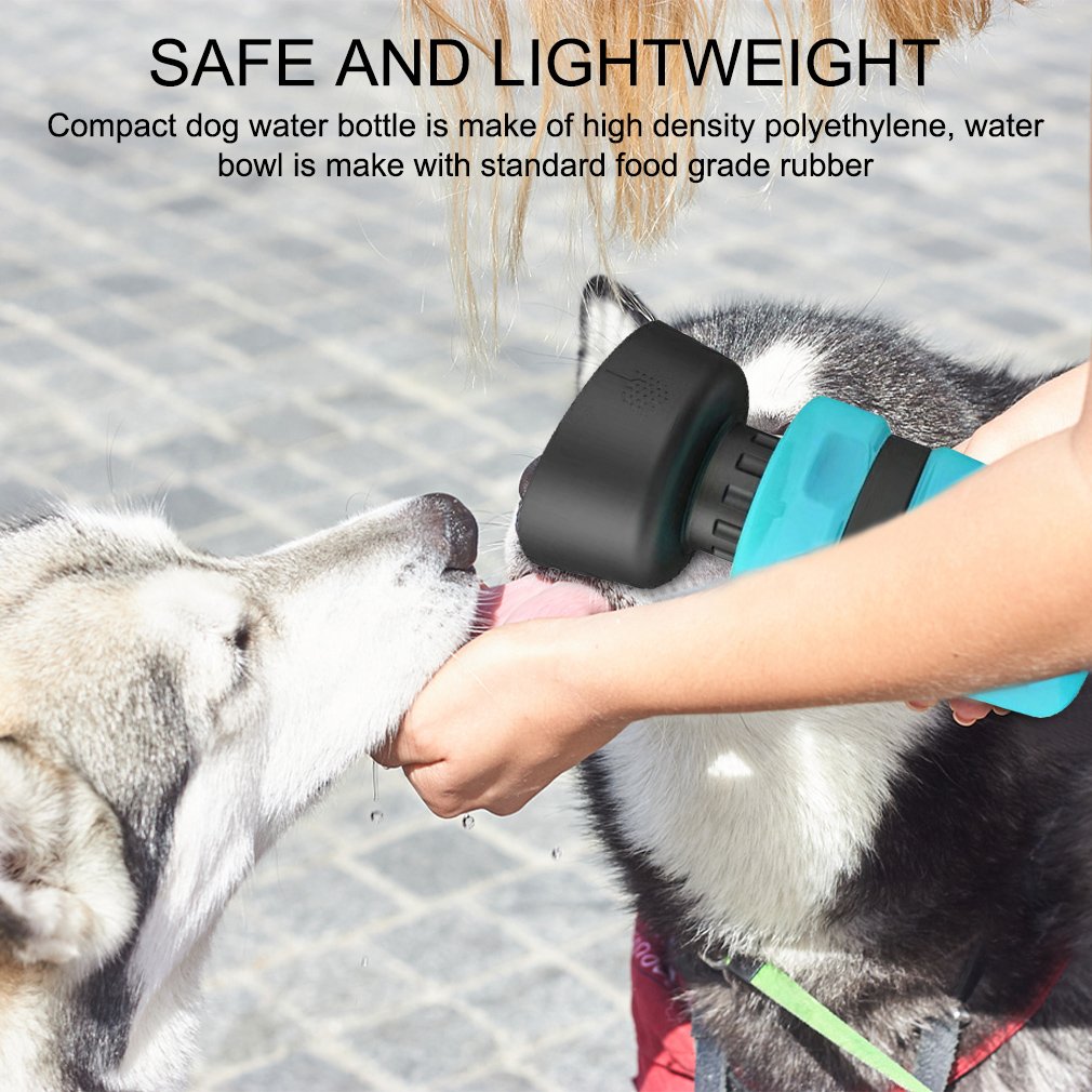 DOG FOLDABLE FEEDING BOTTLE